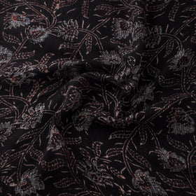 Natural Dyed Ajrakh Hand Block Print Kota Doria Cotton Fabric 38