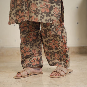 Brown - natural dyed cotton bagru dabu co-ord set 13