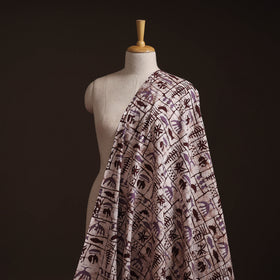 Hand Block Batik Print Cotton Fabric 11