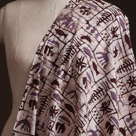 Hand Block Batik Print Cotton Fabric 11