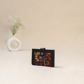 Red - Srikalahasti Kalamkari Handpainted Wallet 105