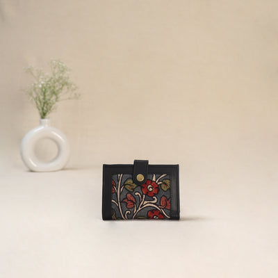 Blue - Srikalahasti Kalamkari Handpainted Wallet 106