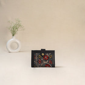 Blue - Srikalahasti Kalamkari Handpainted Wallet 106