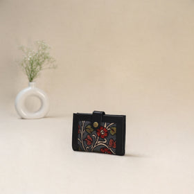 Blue - Srikalahasti Kalamkari Handpainted Wallet 106
