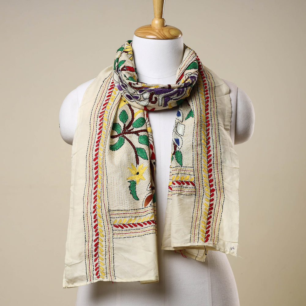 Kantha Stitch Stole