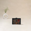 Blue - Srikalahasti Kalamkari Handpainted Wallet 108