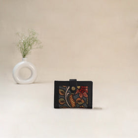 Blue - Srikalahasti Kalamkari Handpainted Wallet 108