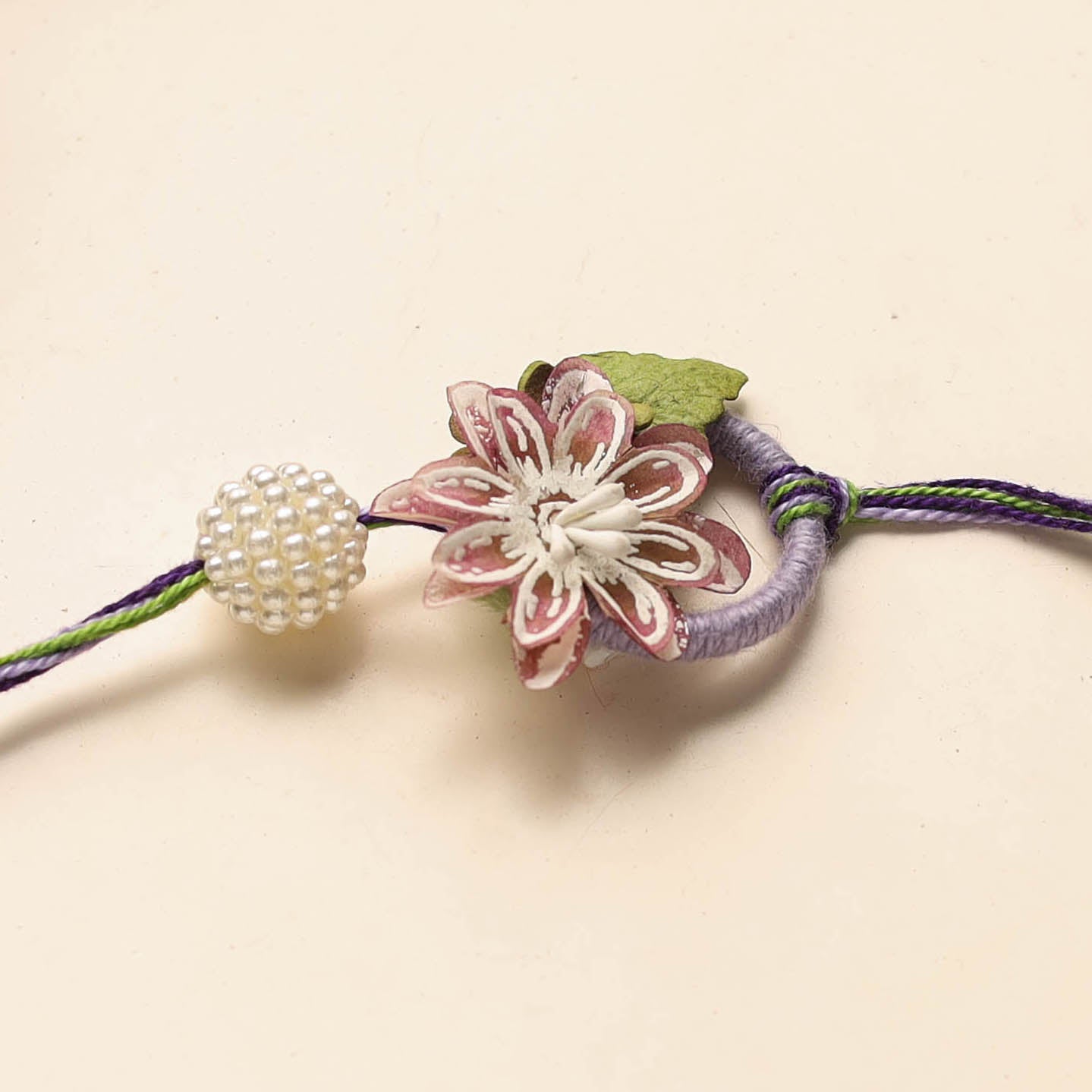 Handmade Beadwork Rakhi