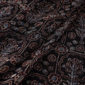 Natural Dyed Ajrakh Hand Block Print Kota Doria Cotton Fabric 33