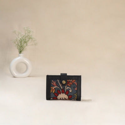 Blue - Srikalahasti Kalamkari Handpainted Wallet 109