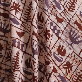 Hand Block Batik Print Cotton Fabric 14