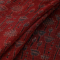 Natural Dyed Ajrakh Hand Block Print Kota Doria Cotton Fabric 29