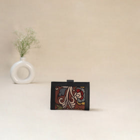 Brown - Srikalahasti Kalamkari Handpainted Wallet 111