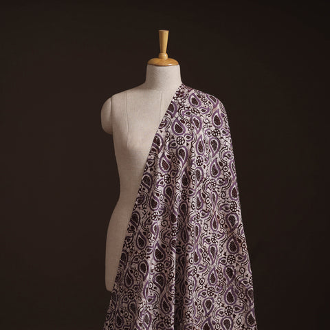 Hand Block Batik Print Cotton Fabric 18