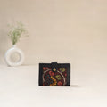 Brown - Srikalahasti Kalamkari Handpainted Wallet 113