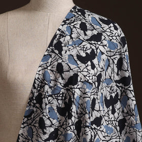 Hand Block Batik Print Cotton Fabric 19