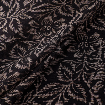 Natural Dyed Ajrakh Hand Block Print Kota Doria Cotton Fabric 26