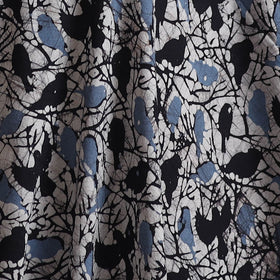 Hand Block Batik Print Cotton Fabric 19