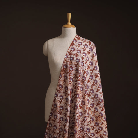 Hand Block Batik Print Cotton Fabric 20