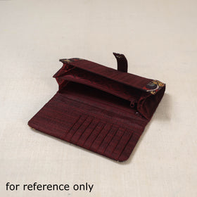 Green - Srikalahasti Kalamkari Handpainted Clutch / Wallet 85