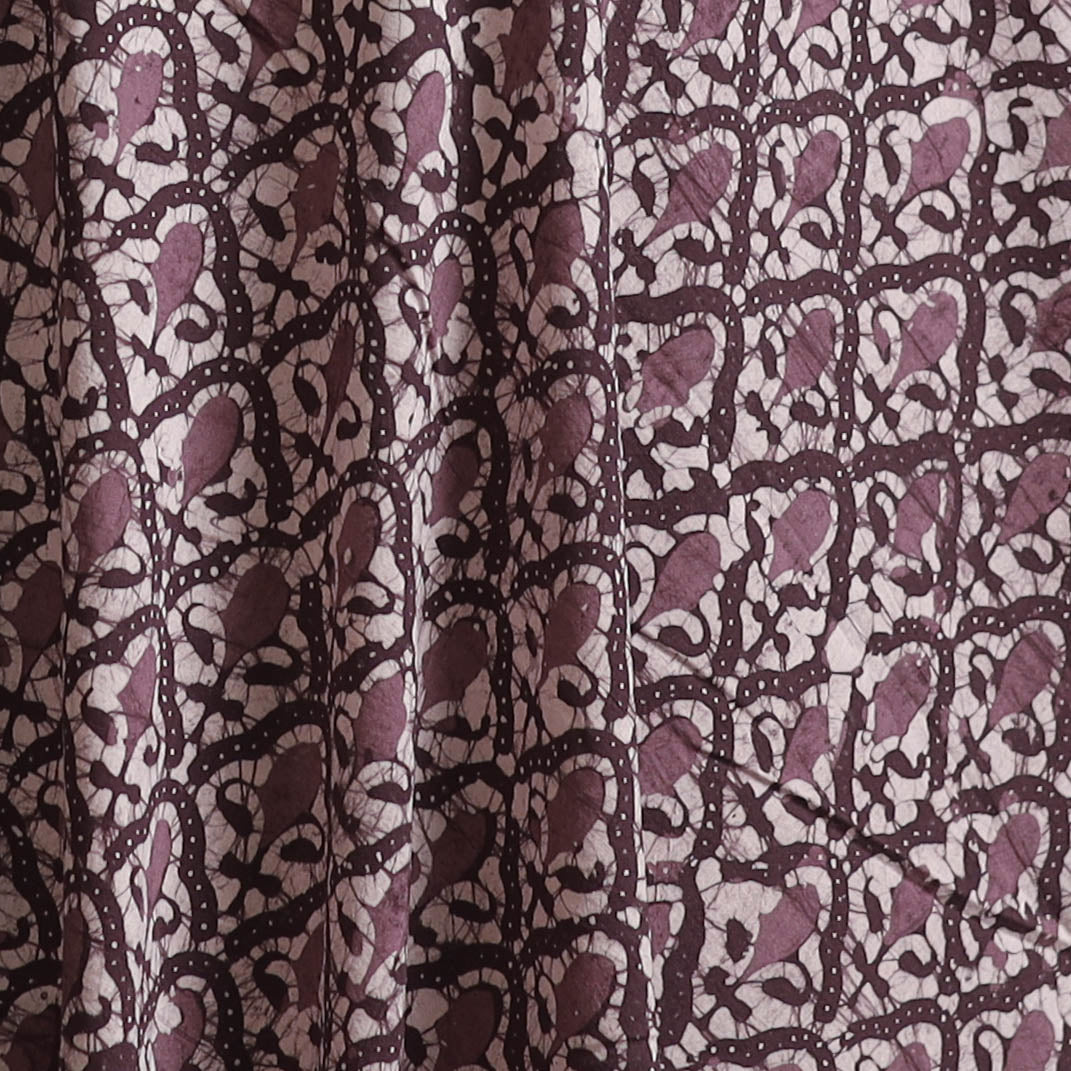 Hand Block Batik Print Cotton Fabric 22