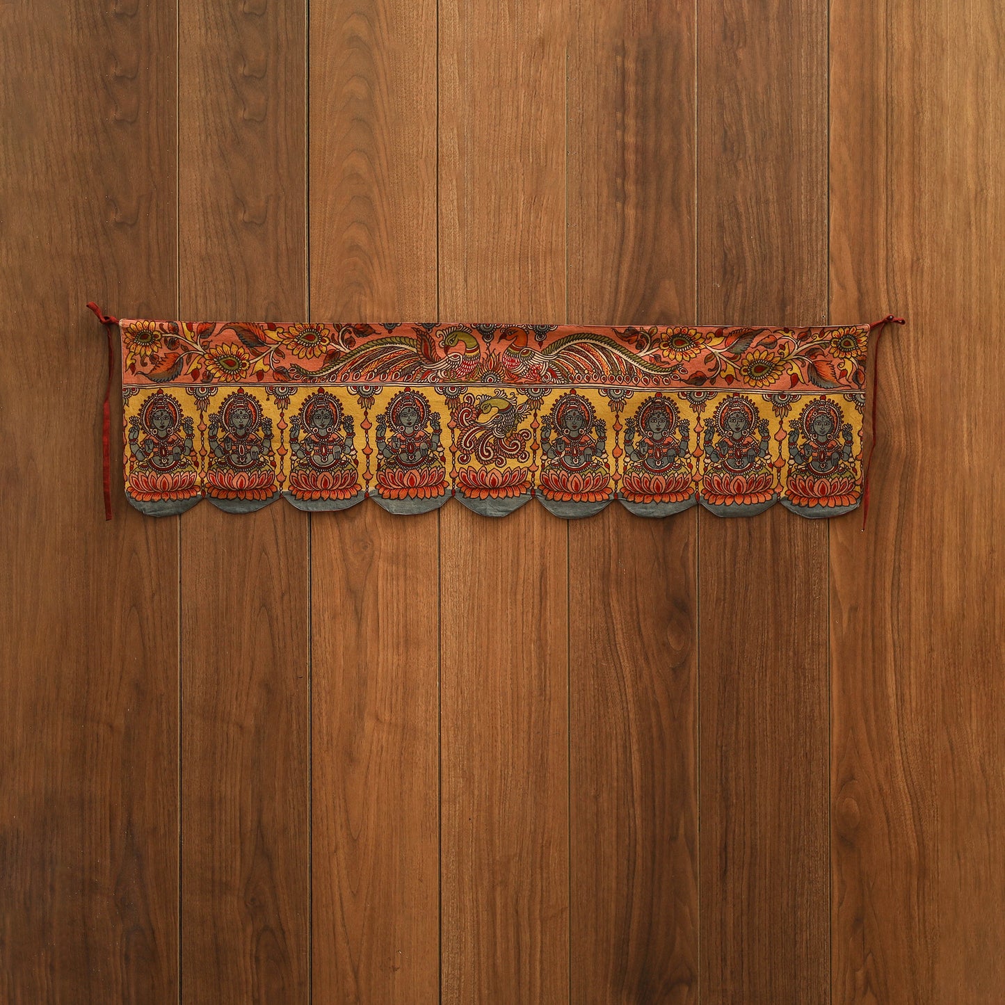 Handpainted kalamkari ashtalakshmi toran (11 x 55 in) 42