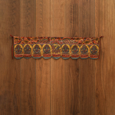 Handpainted kalamkari ashtalakshmi toran (11 x 55 in) 42