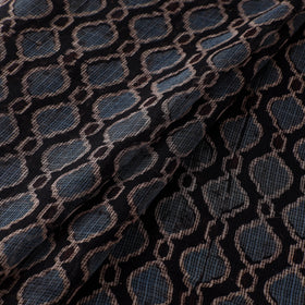 Natural Dyed Ajrakh Hand Block Print Kota Doria Cotton Fabric 22