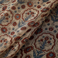 Natural Dyed Ajrakh Hand Block Print Kota Doria Cotton Fabric 21
