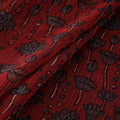 Natural Dyed Ajrakh Hand Block Print Kota Doria Cotton Fabric 20