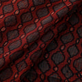 Natural Dyed Ajrakh Hand Block Print Kota Doria Cotton Fabric 17
