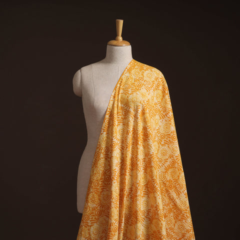 Hand Block Batik Print Cotton Fabric 28