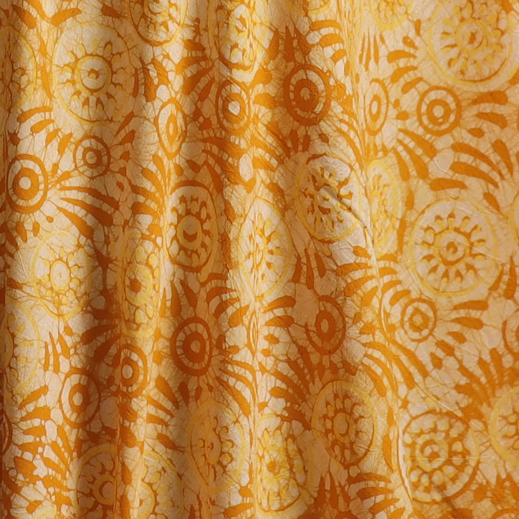 Hand Block Batik Print Cotton Fabric 28
