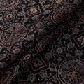 Natural Dyed Ajrakh Hand Block Print Kota Doria Cotton Fabric 14