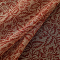 Natural Dyed Ajrakh Hand Block Print Kota Doria Cotton Fabric 09