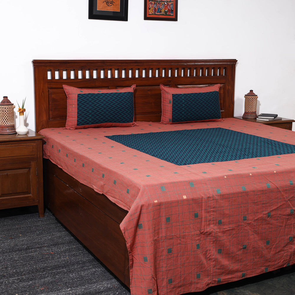 jacquard double bed cover set