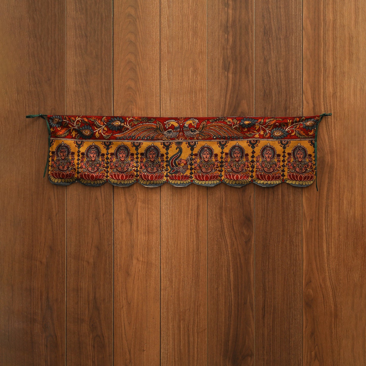 Handpainted kalamkari ashtalakshmi toran (11 x 55 in) 49
