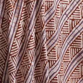 Hand Block Batik Print Cotton Fabric 34