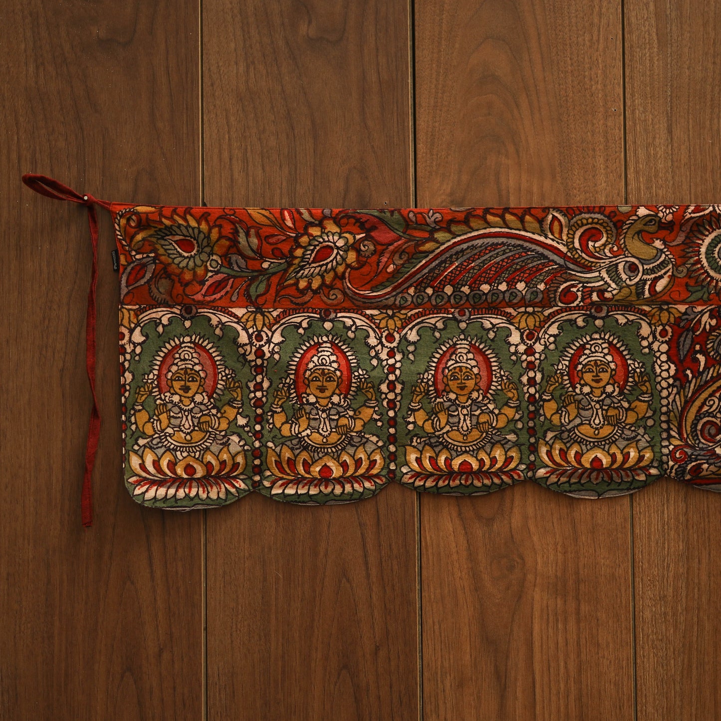 Handpainted kalamkari ashtalakshmi toran (11 x 55 in) 50
