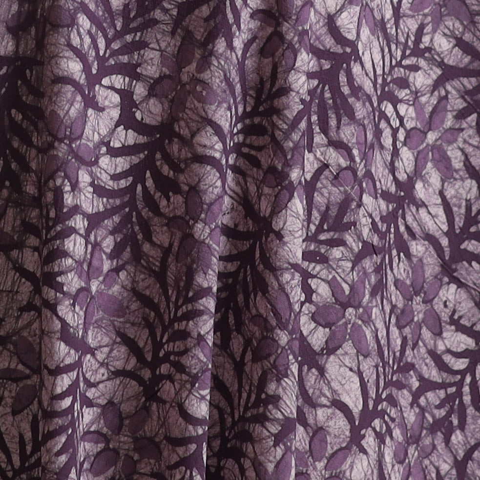 Hand Block Batik Print Cotton Fabric 35