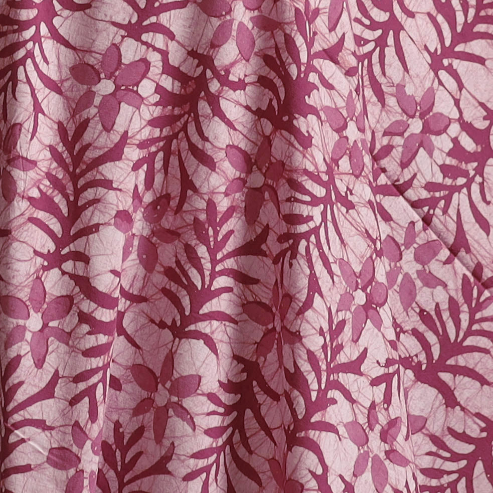 Hand Block Batik Print Cotton Fabric 36