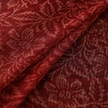 Natural Dyed Ajrakh Hand Block Print Kota Doria Cotton Fabric 01