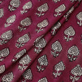 Sanganeri Floral Hand Block Print Modal Silk Fabric 19