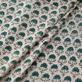 Sanganeri Floral Hand Block Print Modal Silk Fabric 18
