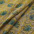 Sanganeri Floral Hand Block Print Modal Silk Fabric 10