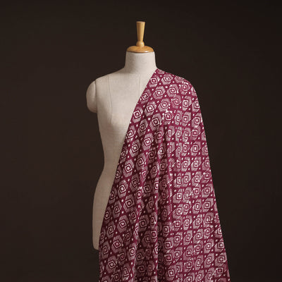 Hand Block Batik Print Cotton Fabric 02