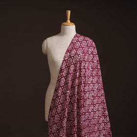 Hand Block Batik Print Cotton Fabric 02