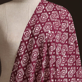 Hand Block Batik Print Cotton Fabric 02