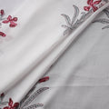 Sanganeri Floral Hand Block Print Modal Silk Fabric 08