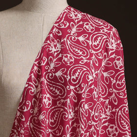Hand Block Batik Print Cotton Fabric 04